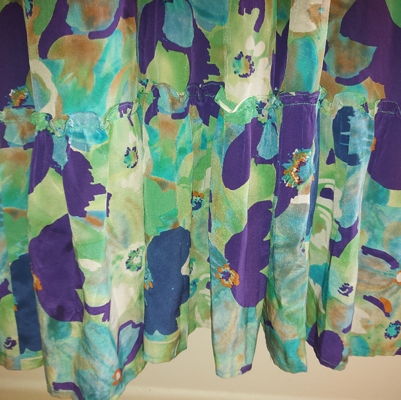 Guess By Marciano Bouguet Silk Floral Maxi Dress - Picture 5 of 9